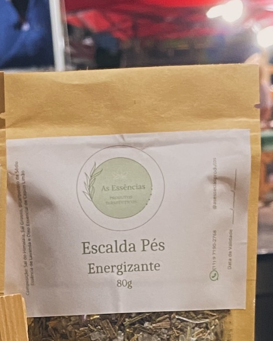 Pacote de escalda-pés energizante da As Essências